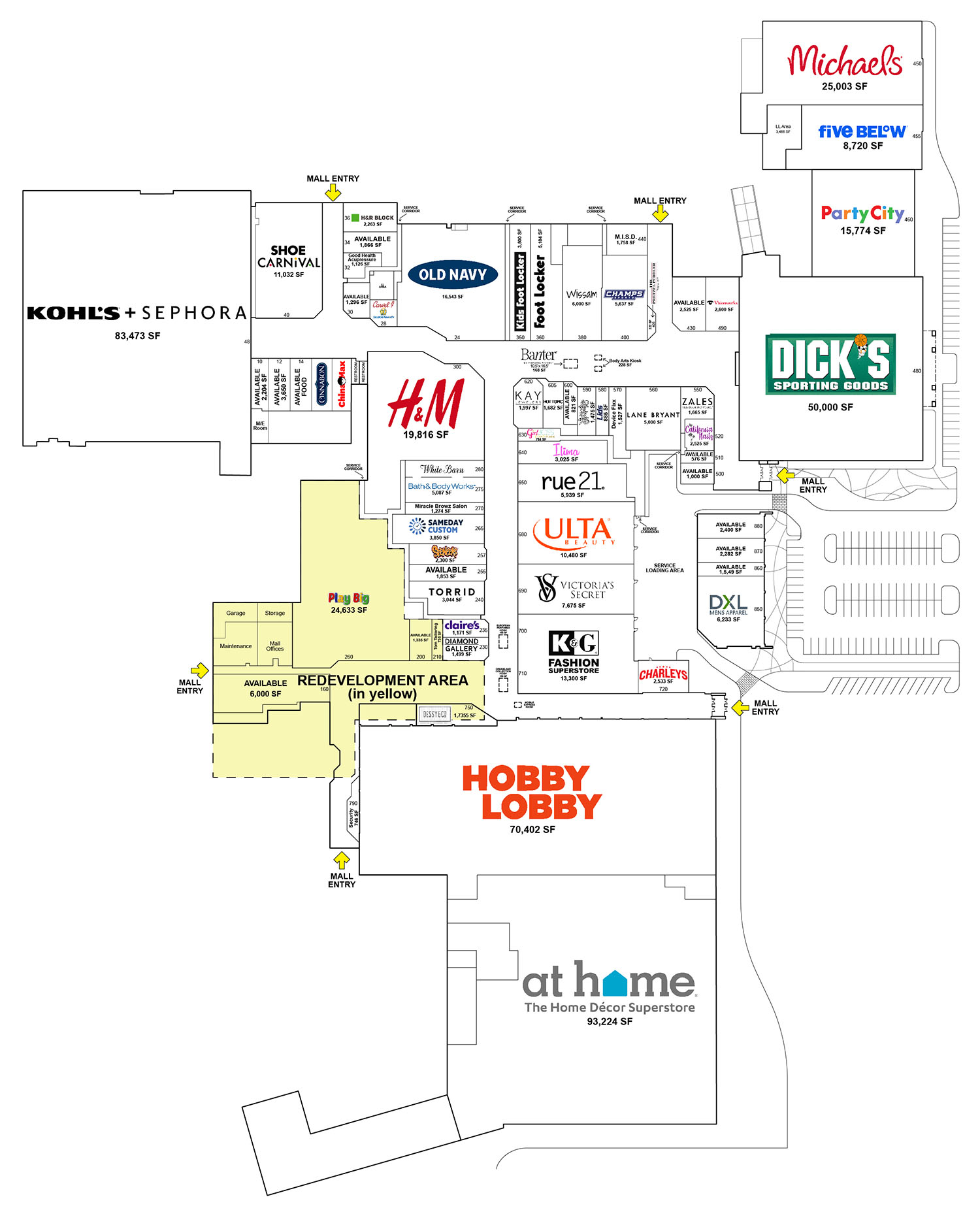 Macomb Mall Leasing Plan