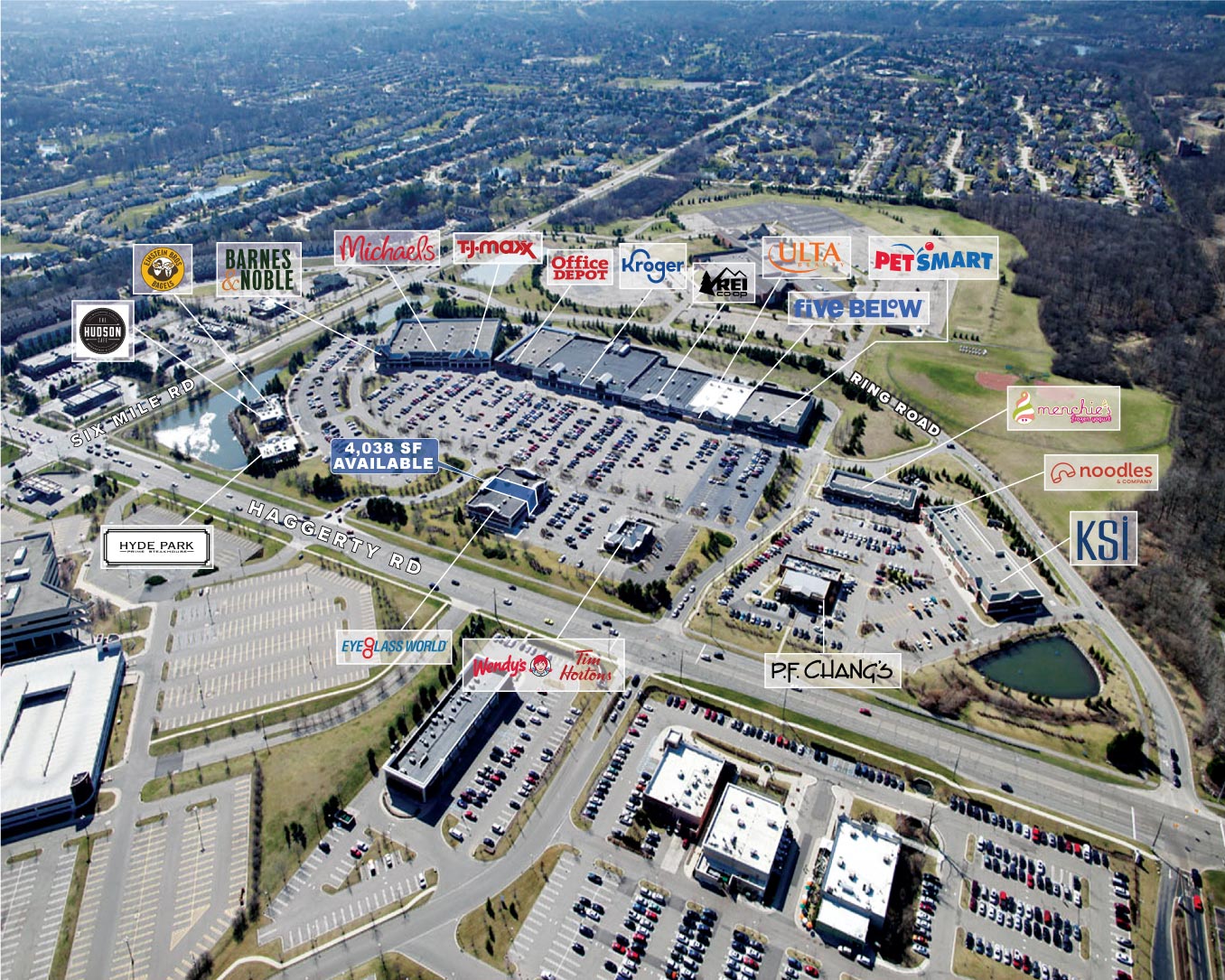 Site overview aerial view