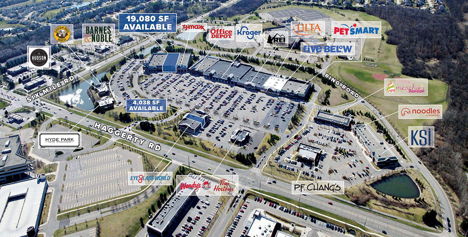 Site overview aerial view