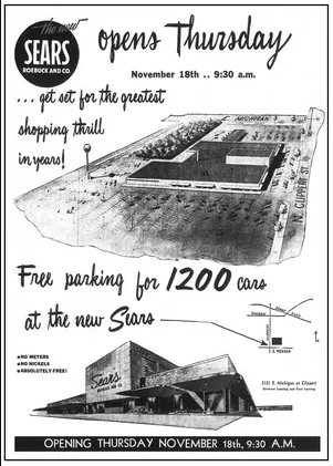 Sears advertisment from The Lansing State Journal Michigan Day by Day