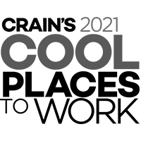 Lormax Stern Crain's 2021 Cool Places to Work Logo