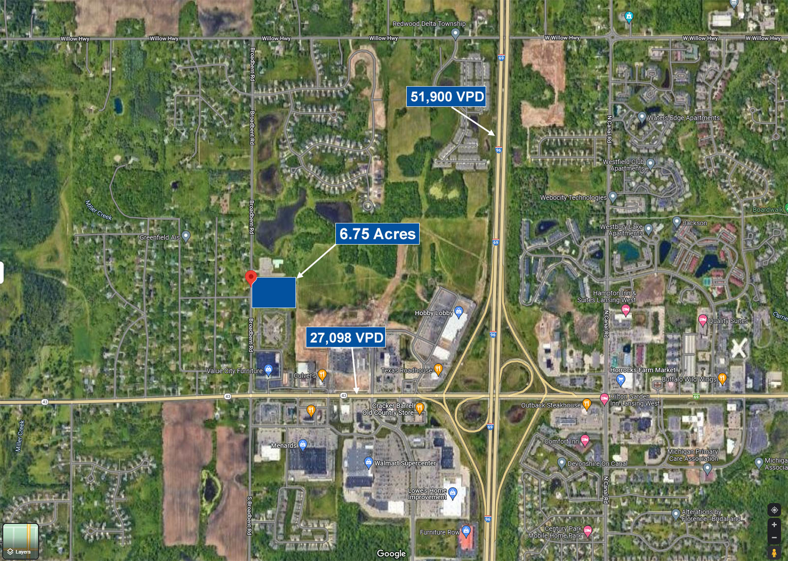 Broadbent Lansing VPD Aerial