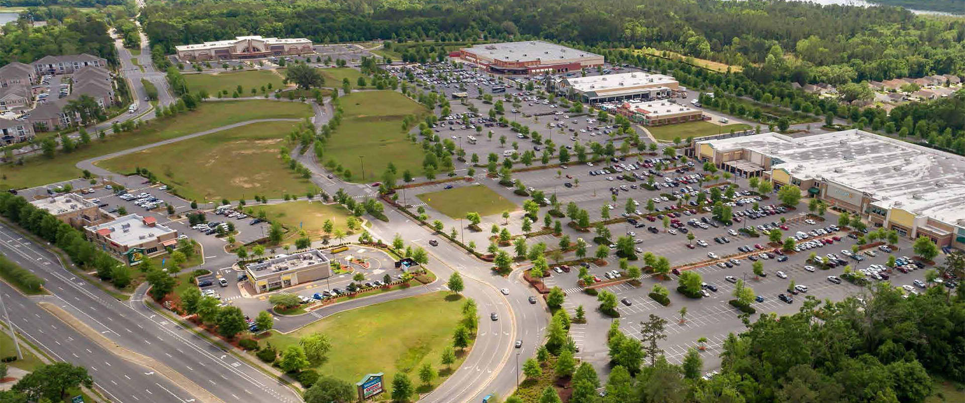 Lormax Stern Development Aerial of Fallschase Village Center
