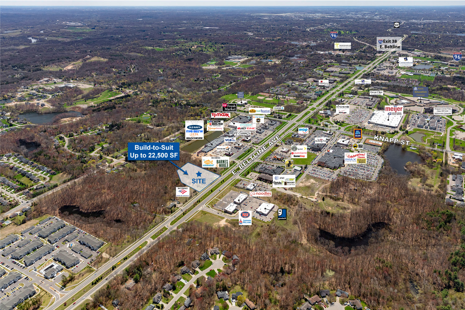 East-Beltline-Aerial-09.09.2024 Knapps Crossing Aerial Image